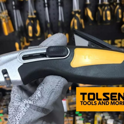 Dao Rọc Giấy 3 Lưỡi Tolsen 30019