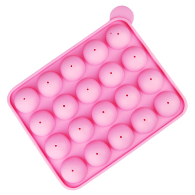 Khuôn silicon làm bánh, kẹo, rau câu bi, mochi nước, bánh trôi nước 20 hình tròn – Mã số 1029