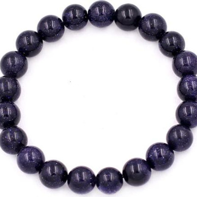 Vòng tay chuỗi hạt đá lam sa 8 ly 21 hạt - hợp mệnh Mộc, mệnh Thủy