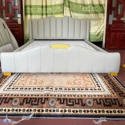 Giường ngủ bọc da thang sắt phản gỗ chắc bền Tundo KT 1m6 x 2m hoặc 1m8 x 2m