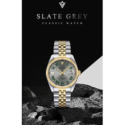 Đồng Hồ Nam Cadisen C8229M1 Chính Hãng Full Box Chống Nước Kính Chống Xước Dây Thép BH 2 Năm Máy Cơ