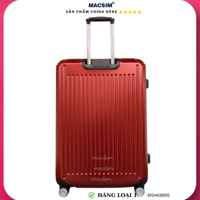 Vali cao cấp Macsim Aksen hàng loại 1 MSAK6605 cỡ 28 inch màu đỏ