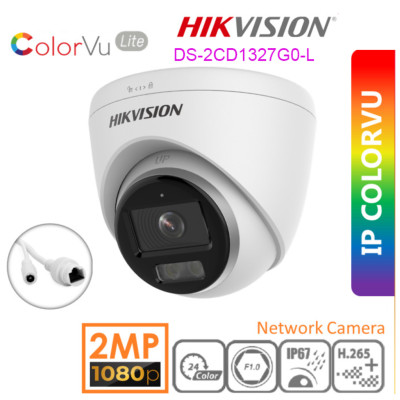 DS-2CD1327G0-L CAMERA IP HIKVISION COLORVU LITE CÓ MÀU 24/7 GIÁ RẺ - Hàng chính hãng