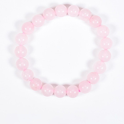 Vòng tay phong thủy đá thạch anh hồng mệnh hỏa , thổ - Ngọc Quý Gemstones