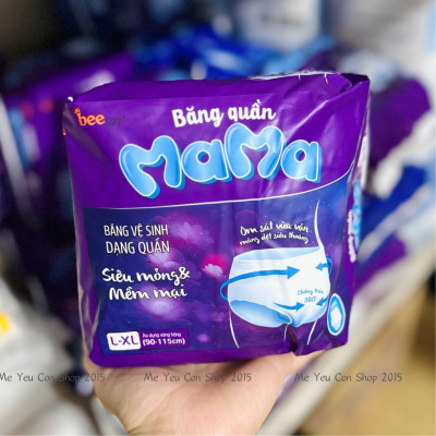 Băng Vệ Sinh Dạng Quần, Băng Quần MAMA Mềm Mỏng, Thấm Hút Cho Phụ Nữ/ Mẹ Sau Sinh -Hàng VN