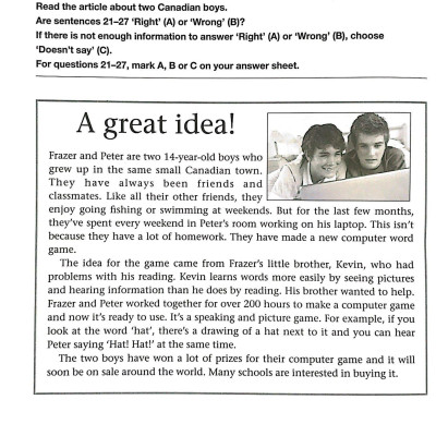 Key English Test 5 with Answers Reprint Edition - Cambridge