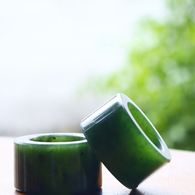 Nhẫn càng long ngọc bích mệnh hỏa, mộc - Ngọc Quý Gemstones