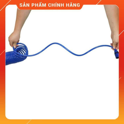Bộ vòi xịt nước tưới cây đa năng tăng áp lực nước kèm dây tưới dạng lò xo co dãn 319814 loại 10m 