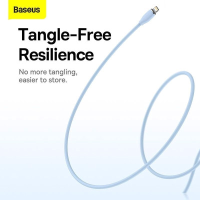 Cáp sạc nhanh Baseus 20W, Cáp sạc C to iPhone 20W cho IP12/13 Baseus Jelly Liquid Silica gel Fast Charging Data Cable - Hàng chính hãng