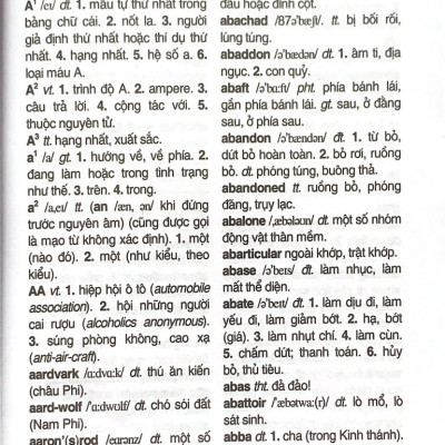 Từ Điển Anh - Việt 90.000 Từ - Việt Fame - Vanlangbooks