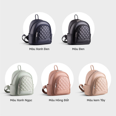 Balo Yuumy ( Thời trang nữ tiện lợi cỡ trung - Balo da Seasand YBA65 )