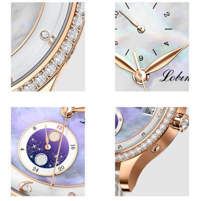 Đồng hồ nữ Lobinni  L2063-3 Chính hãng Thụy Sỹ