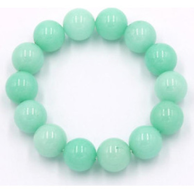 Chuỗi tay ngọc bích xanh 14 ly 14 hạt