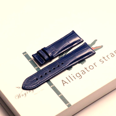 Dây Đồng Hồ Thay Thế Dành Cho Apple Watch 48 Ultra 45/44/42mm - 41/40/38mm, Chất Liệu Da Cá Sấu Cao Cấp Màu Xanh Navy Tương Thích Các Phiên Bản Series 8/7/6/5/4/3/2/1/SE Bảo Hành 12 Tháng