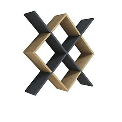 Kệ Gỗ Trang Trí Treo Tường Phá Cách Juno Sofa CTKT505 KT 79x79x19.6cm