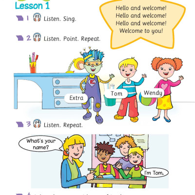 Tiếng Anh 1 Extra and Friends - Trọn bộ (sách học sinh, sách bài tập, vở tập viết)