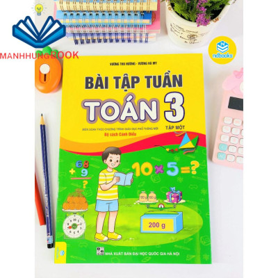 Sách - Bài Tập Tuần Toán Lớp 3 Tập 1 - Cánh Diều.