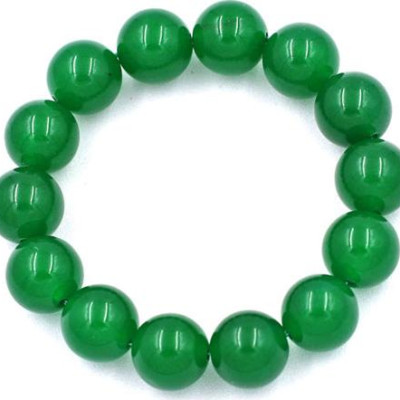 Vòng tay chuỗi hạt Thạch Anh Xanh Lá 14 ly 14 hạt - hợp mệnh Hỏa, mệnh Mộc