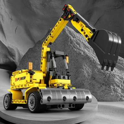 MINGDI - 8711 - Lắp Ráp Xe Xúc Điều Khiển Từ Xa Tỉ Lệ 1:24