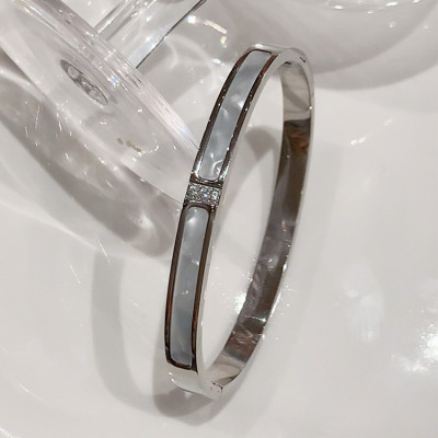 Vòng tay titan không gỉ đơn giản thời trang cho nữ, vòng tay nữ đẹp, vòng tay nữ sang trọng, vòng tay nữ phong cách thời trang