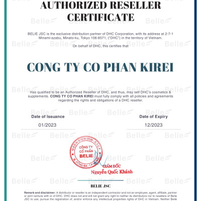 Viên Uống DHC Vitamin C Nhật Bản Giúp Sáng Da Mờ Thâm 30/90 Ngày