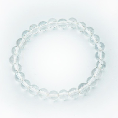 Vòng tay thạch anh trắng Crystal Quartz tự nhiên