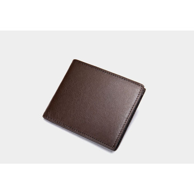 Ví nam ngang da bò mỏng gọn BHM6092 chống quét RFID