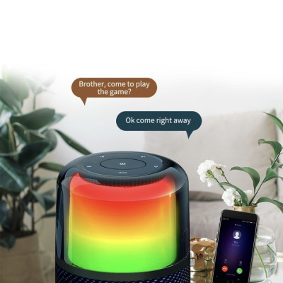 Loa WiWU P50 Max Dành Cho Các Thiết Bị Có Kết Nối Bluetooth Sự Kết Hợp Của 3 Loa Nsfeb Mang Đến Hiệu Ứng Rạp Chiếu Phim Vòm 360 Độ - Hàng Chính Hãng