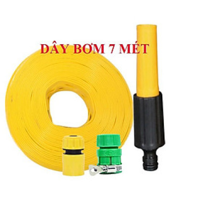 Bộ dây vòi xịt nước rửa xe, tưới cây . tăng áp 3 lần, loại 7m, 10m 206622-5 cút sập+ tặng khăn phượt