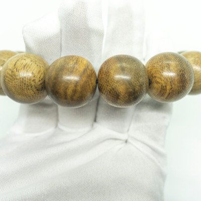 Vòng Tay Trầm Hương Hạt Tròn Đơn (Nữ) | Trầm Tốc Lào Tự Nhiên 100%