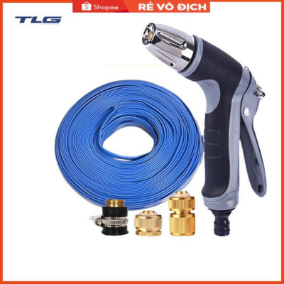 Vòi phun xịt rửa xe, tưới cây chuyên nghiệp 7-10m 206817 (cút đồng nối đồng)