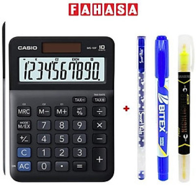 Máy Tính Văn Phòng Casio MS - 10F - Kèm Quà Chất