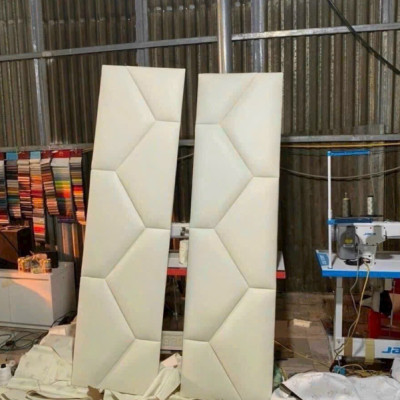 Tấm ốp đầu giường bọc da sang trọng, hiện đại Tundo KT 1m6 x 40cm or 1m8 x 40cm