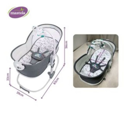 Nôi rung đa năng - bập bênh - nôi xách tay - giường ngủ chung - Mastela 6 trong 1 (từ sơ sinh đến 36 tháng)  8037 - 8039