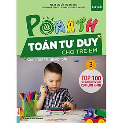 Sách - Pomath 3 - Toán Tư Duy Cho Trẻ Em Từ 4 - 6 Tuổi - MCBooks