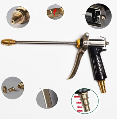 Bộ dây vòi xịt nước rửa xe, tưới cây . tăng áp 3 lần, loại 3m, 5m 206318Vđầu đồng, cút đồng+ tặng túi đựng bút