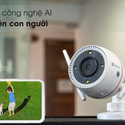 Camera Wifi Ngoài Trời Ezviz C3TN 3M 2K Siêu Nét Có Màu Ban Đêm - Hàng chính hãng