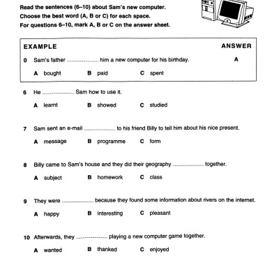 Cambridge Key English Test 3 with Answers 