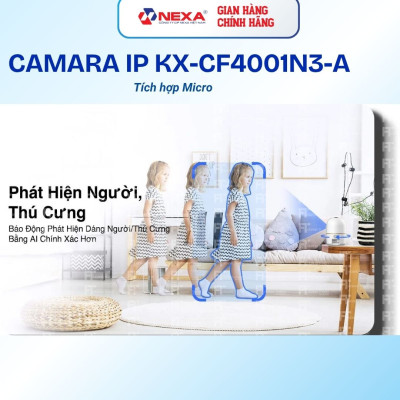 Camera IP Thông Minh Nexa NX-DL4001AB, Tầm Nhìn Xa 60m, Chống Nước IP67, Chuyển Động Thông Minh - Hàng Chính hãng bảo hành 24 tháng