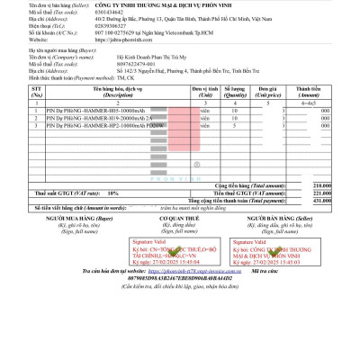 Sạc Dự Phòng Ham.mer H5 10000mah, có tem chống giả, Hàng chính hãng