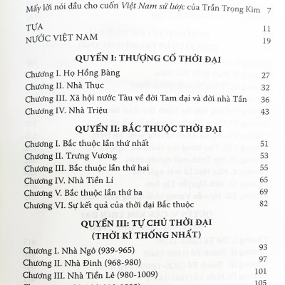 Việt Nam sử lược (NXB Kim Đồng) - Bìa cứng