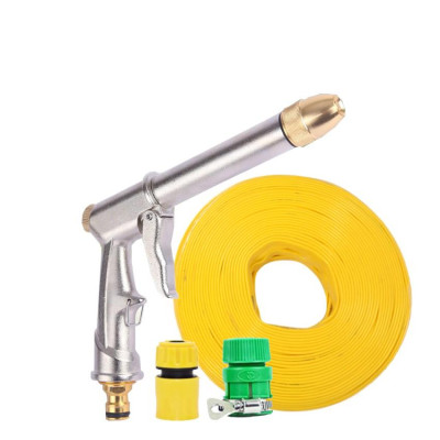 Vòi phun nước rửa xe tưới cây tăng áp + bộ dây bơm nước cao cấp TLG 206810 đầu đồng,nối vàng