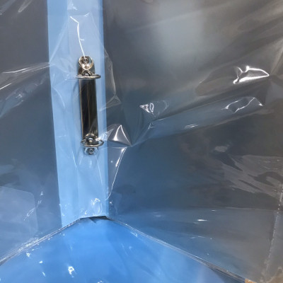 Combo 5 Bìa 2 còng nhẫn 3.5cm nhựa trong TC552