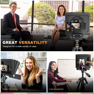 Lensgo TC7 II - Máy Nhắc Chữ 10 Inch Sử Dụng Điều Khiển Từ Xa Bluetooth Dành Cho Điện Thoại, Máy Ảnh - Hàng nhập khẩu