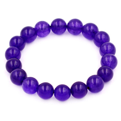 Vòng tay chuỗi hạt Thạch Anh Tím 10 ly 18 hạt - hợp mệnh Hỏa, mệnh Thổ