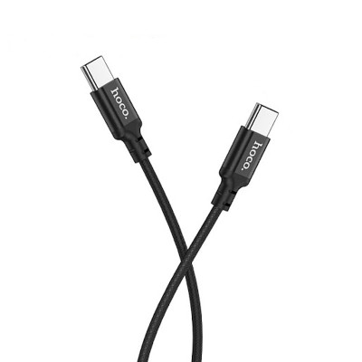 Cáp sạc nhanh PD60W Hoco X14 Type-C to Type-C dây dù siêu bền truyền dữ liệu dài 1M cho Android - Hàng chính hãng