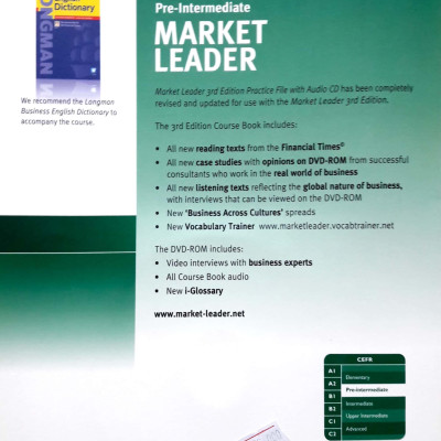 Market Leader ( 3 Ed.) Pre-Inter: Practice File With CD- Paperback