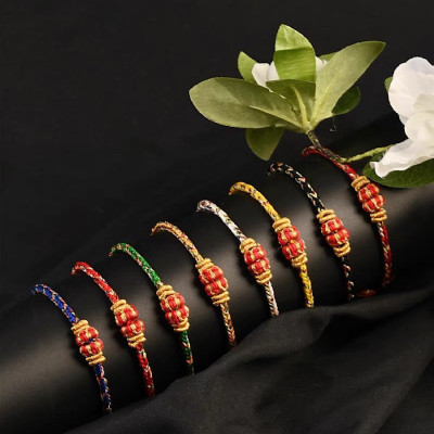 VÒNG TAY DÂY NGŨ SẮC PHẬT BẢN MỆNH 12 CON GIÁP BÌNH AN , TÀI LỘC VÀ MAY MẮN