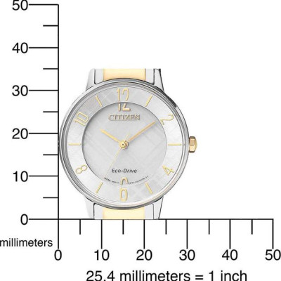 Đồng Hồ Nữ Citizen Dây Thép Không Gỉ EM0524-83A - Mặt Trắng