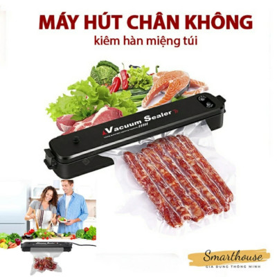 Máy Hút Chân Không Thực Phẩm Kèm Hàn Miệng Túi, Bảo Hành 2 Năm, Dụng Cụ Nhà Bếp